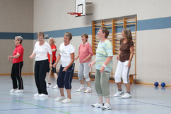 Aufwärmtraining mit Musik